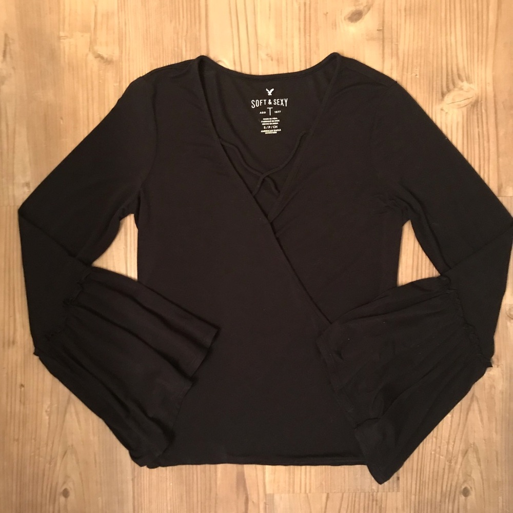 AE Soft & Sexy Flare-Sleeve Top